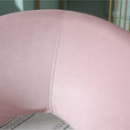 28 Polyester Upholstered Accent Chair with Gold Base