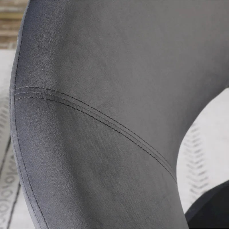 28 Polyester Upholstered Accent Chair with Gold Base