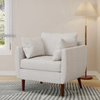  Club Chair with Accent Pillows by Christopher Knight Home