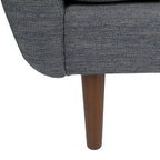 Gould Upholstered Club Chair with Accent Pillows