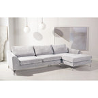 Nicholsen Anthracite Grey Velvet Sofa