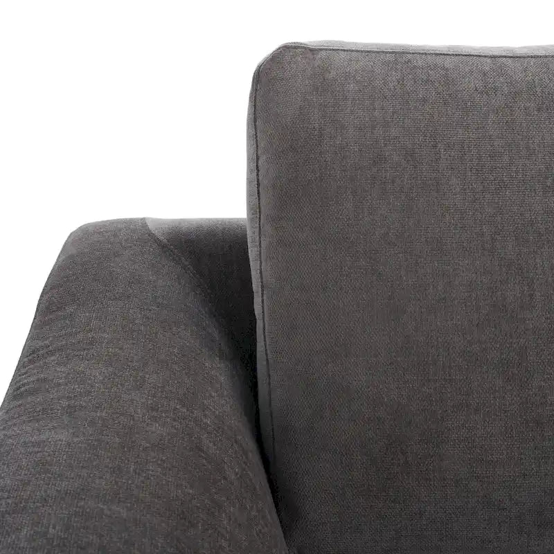 Nicholsen Anthracite Grey Velvet Sofa