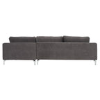Nicholsen Anthracite Grey Velvet Sofa