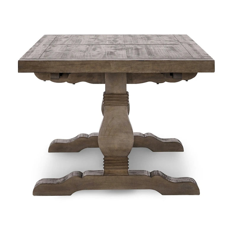 Kasey Reclaimed Pine Extension 84-114 Dining Table