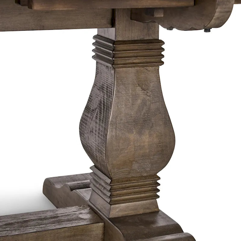Kasey Reclaimed Pine Extension 84-114 Dining Table
