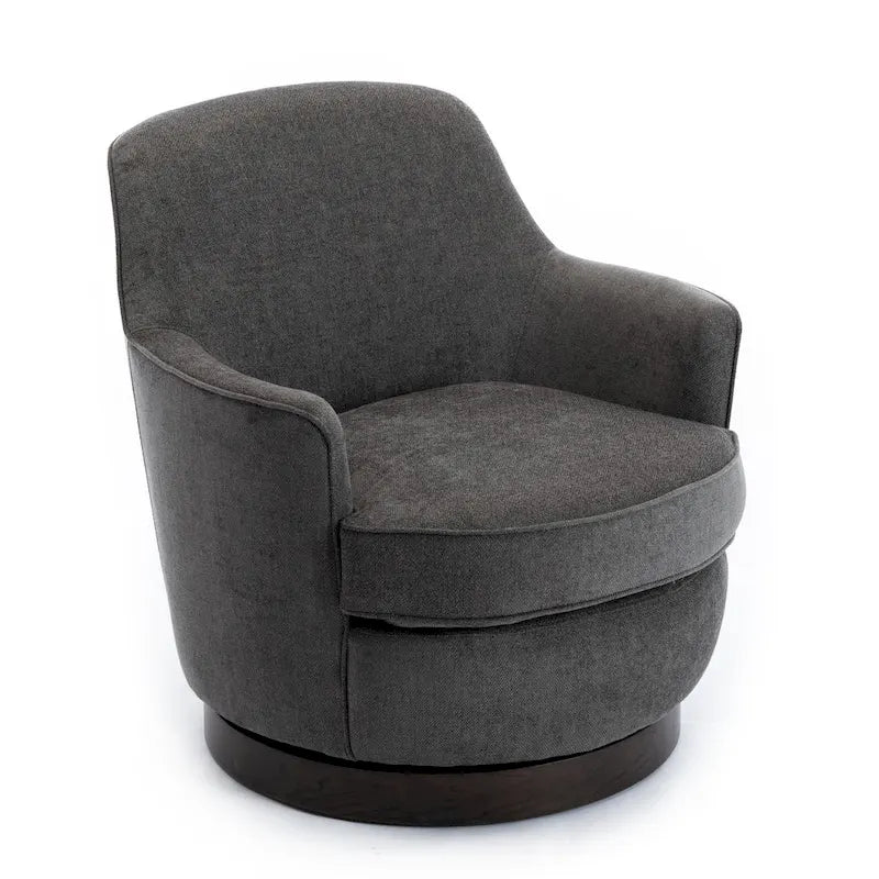 Rosedale Wood-based Swiveling Accent Chair