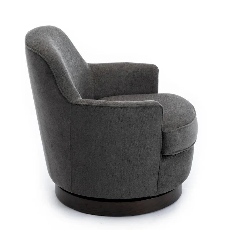 Rosedale Wood-based Swiveling Accent Chair