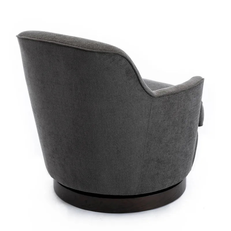 Rosedale Wood-based Swiveling Accent Chair