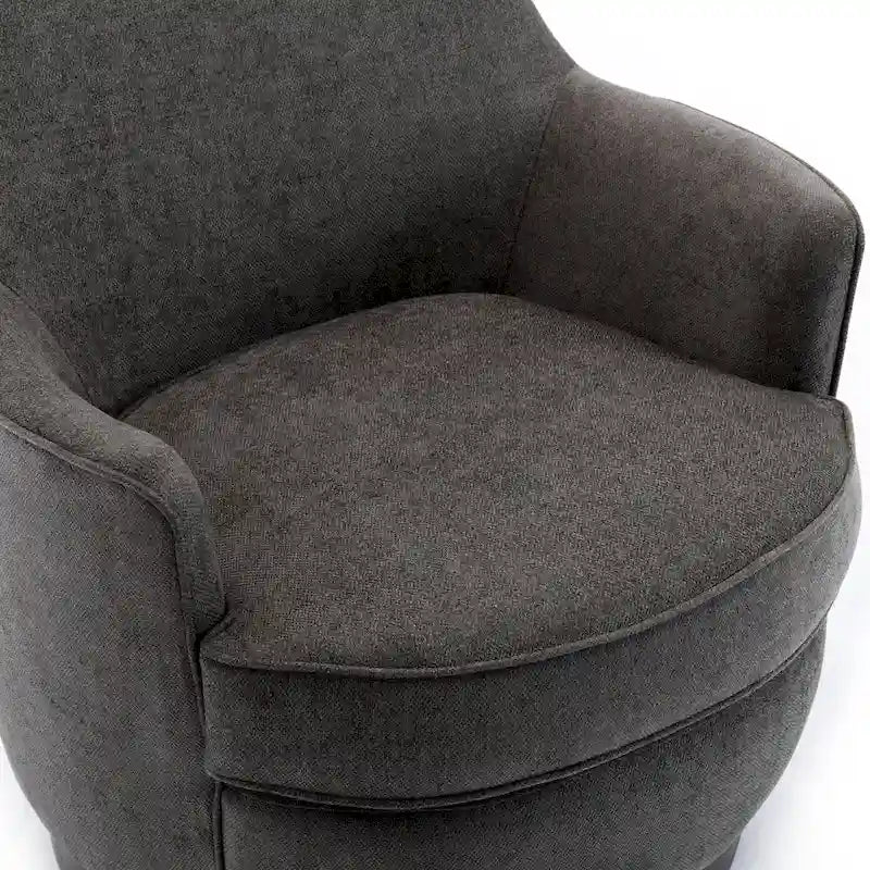 Rosedale Wood-based Swiveling Accent Chair