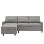 Parker L-shaped Sofa with Storage Chaise