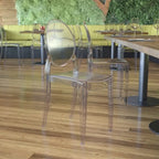 Set of 4 Extra Wide Resin All-Weather Banquet Chairs