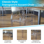Set of 4 Extra Wide Resin All-Weather Banquet Chairs