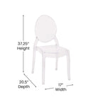 Set of 4 Extra Wide Resin All-Weather Banquet Chairs