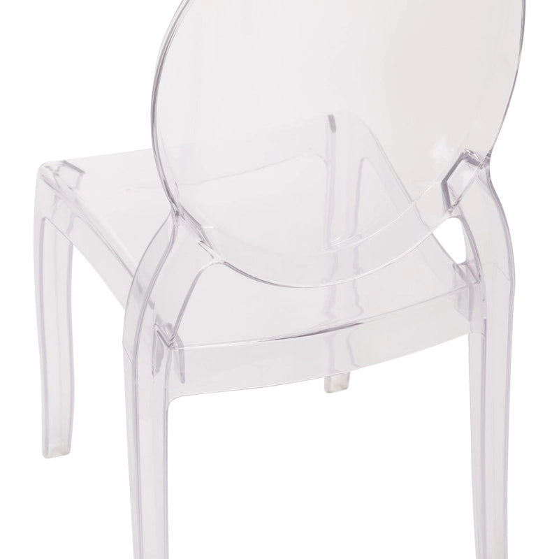 Set of 4 Extra Wide Resin All-Weather Banquet Chairs