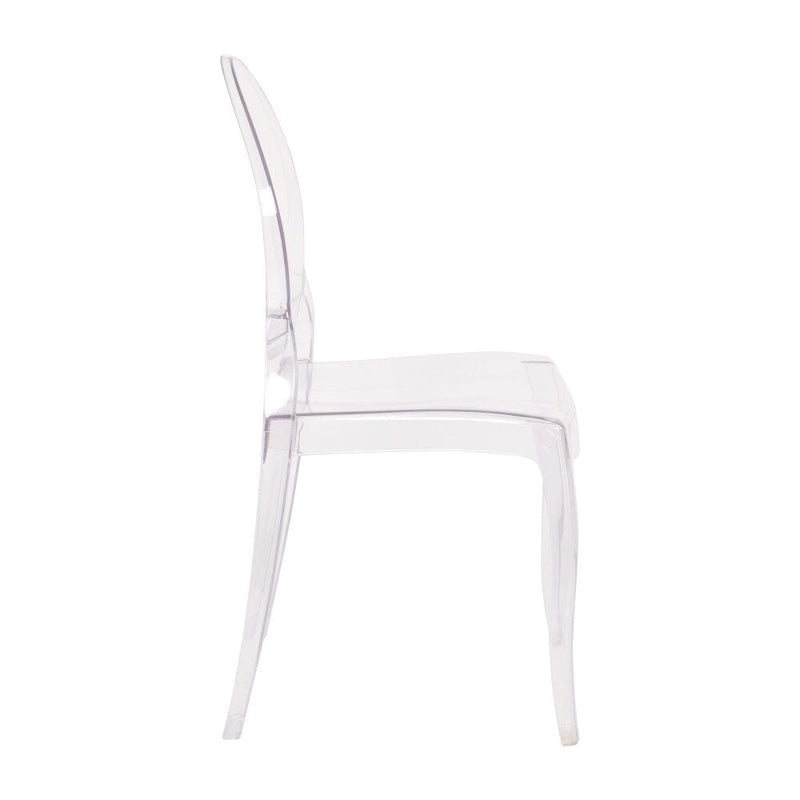 Set of 4 Extra Wide Resin All-Weather Banquet Chairs