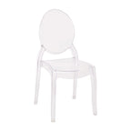 Set of 4 Extra Wide Resin All-Weather Banquet Chairs