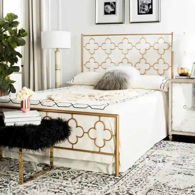 Jerrilyn Lattice Metal Bed