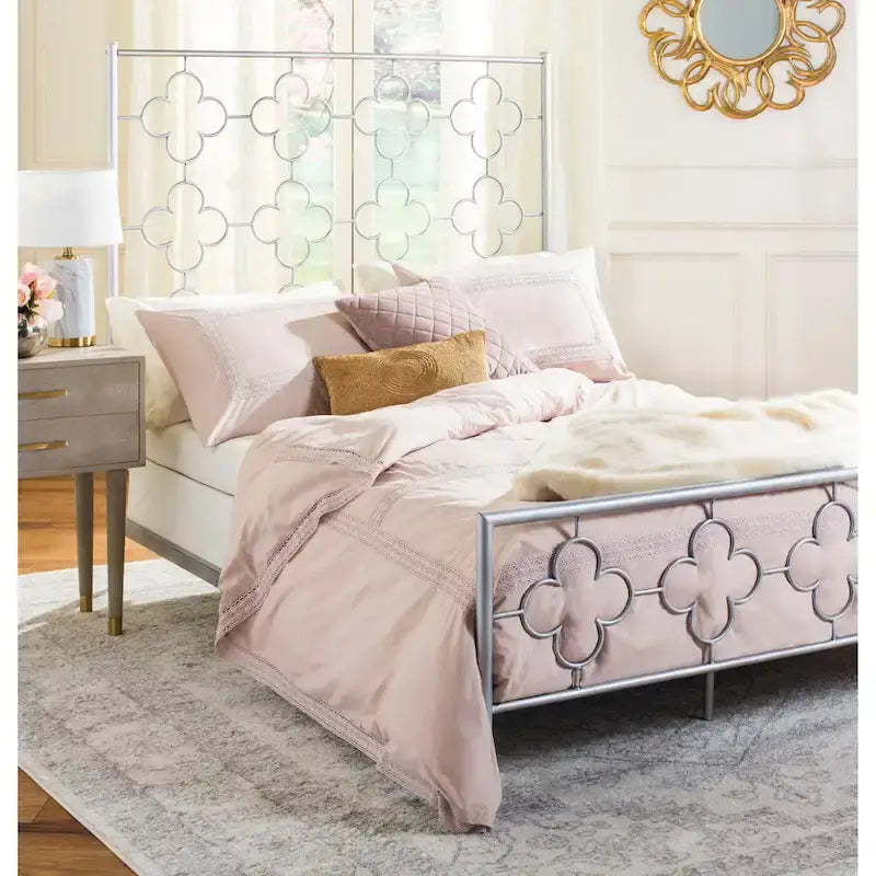 Jerrilyn Lattice Metal Bed