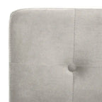 Merrilee Glam Black Chrome Tufted Side Chair