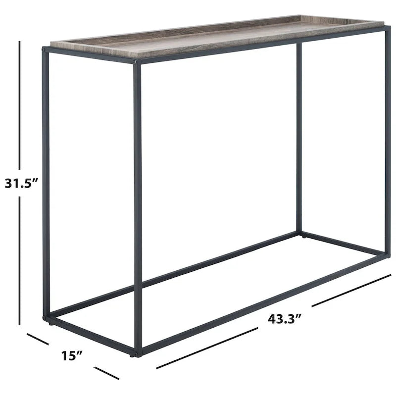 Prudie Living Room Foyer Entryway Console Table