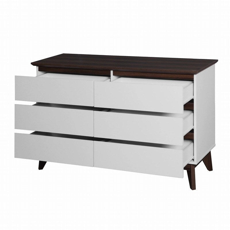 47.2 W Modern 6-Drawer Storage Chest Dresser