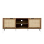 Modern TV Stand 2-Door Media Console Table Entertainment Center with 4 Storage Cabinets for TV's up to 65 - 59