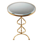 Antique Gold Quatrefoil Table