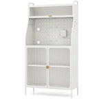 63.5 H Kitchen Buffet Cabinet Pantry Organizers Standing Bakers Rack