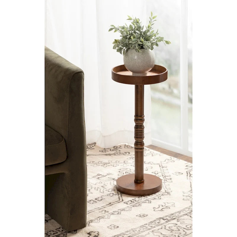 Bellport Pedestal End Table