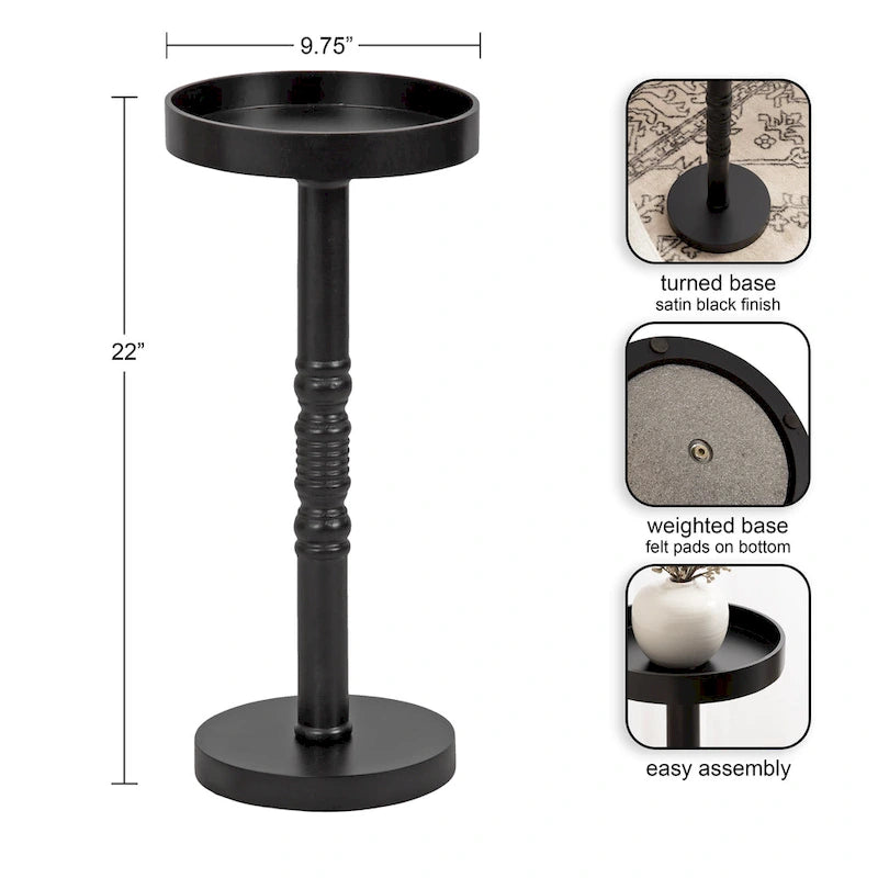 Bellport Pedestal End Table